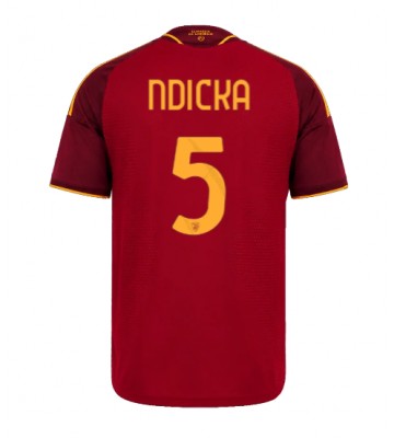 AS Roma Evan Ndicka #5 Replika Hemmatröja 2026-27 Kortärmad